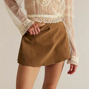 We The Free Paradise Found Suede Skort